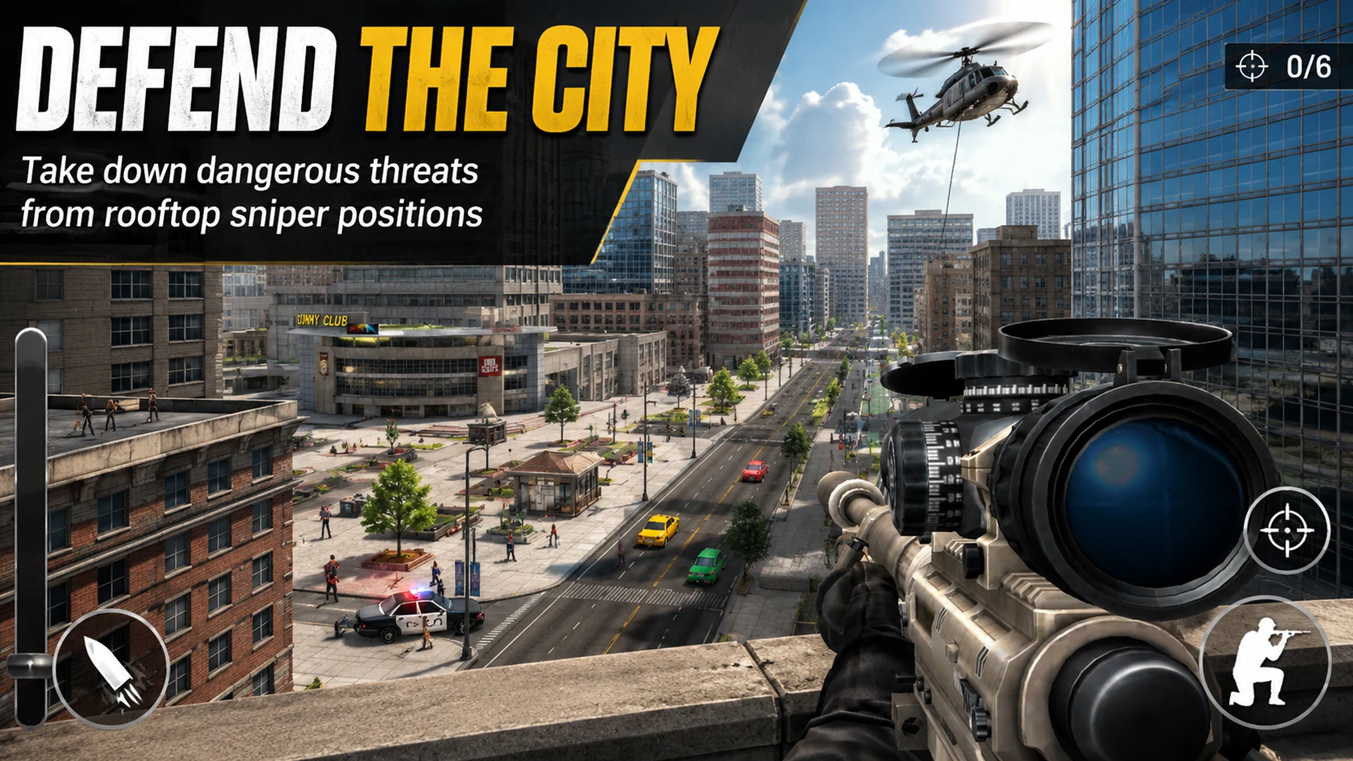 Sniper City Defense FPS Game screenshot