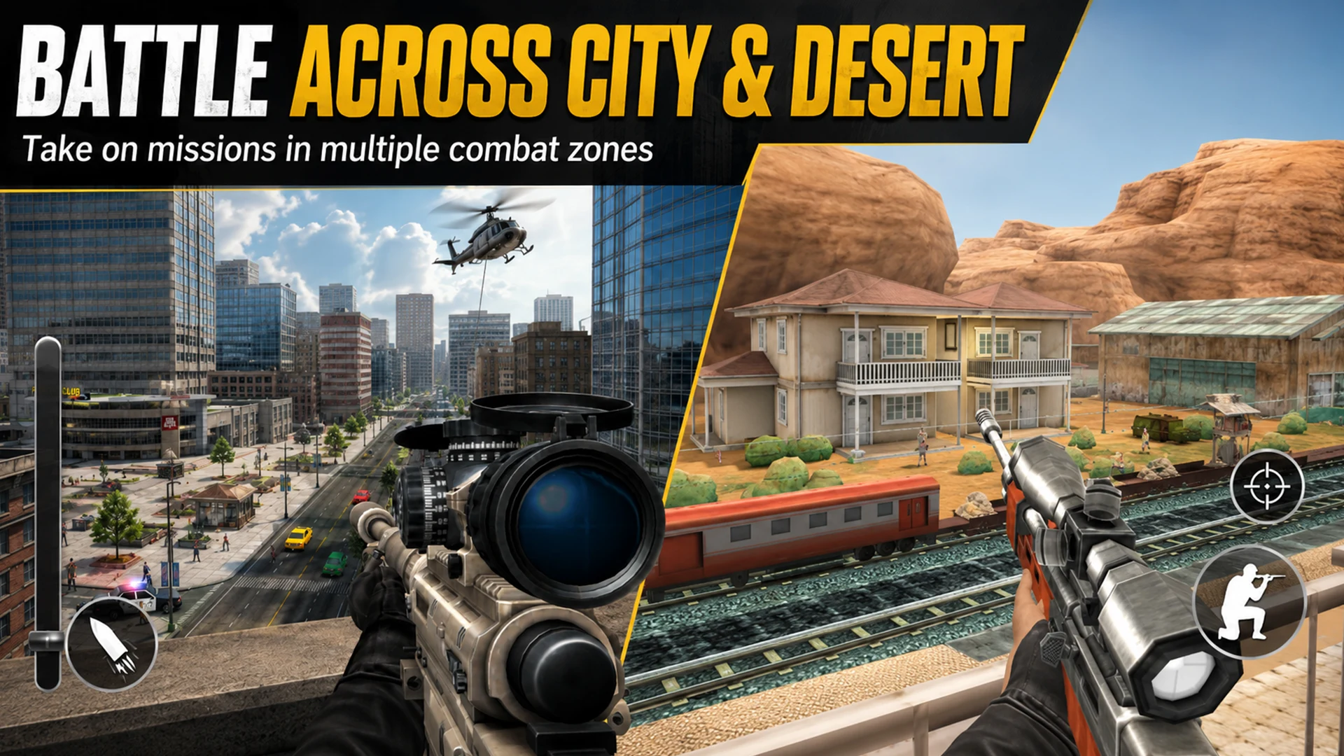 Sniper City Defense FPS Game screenshot
