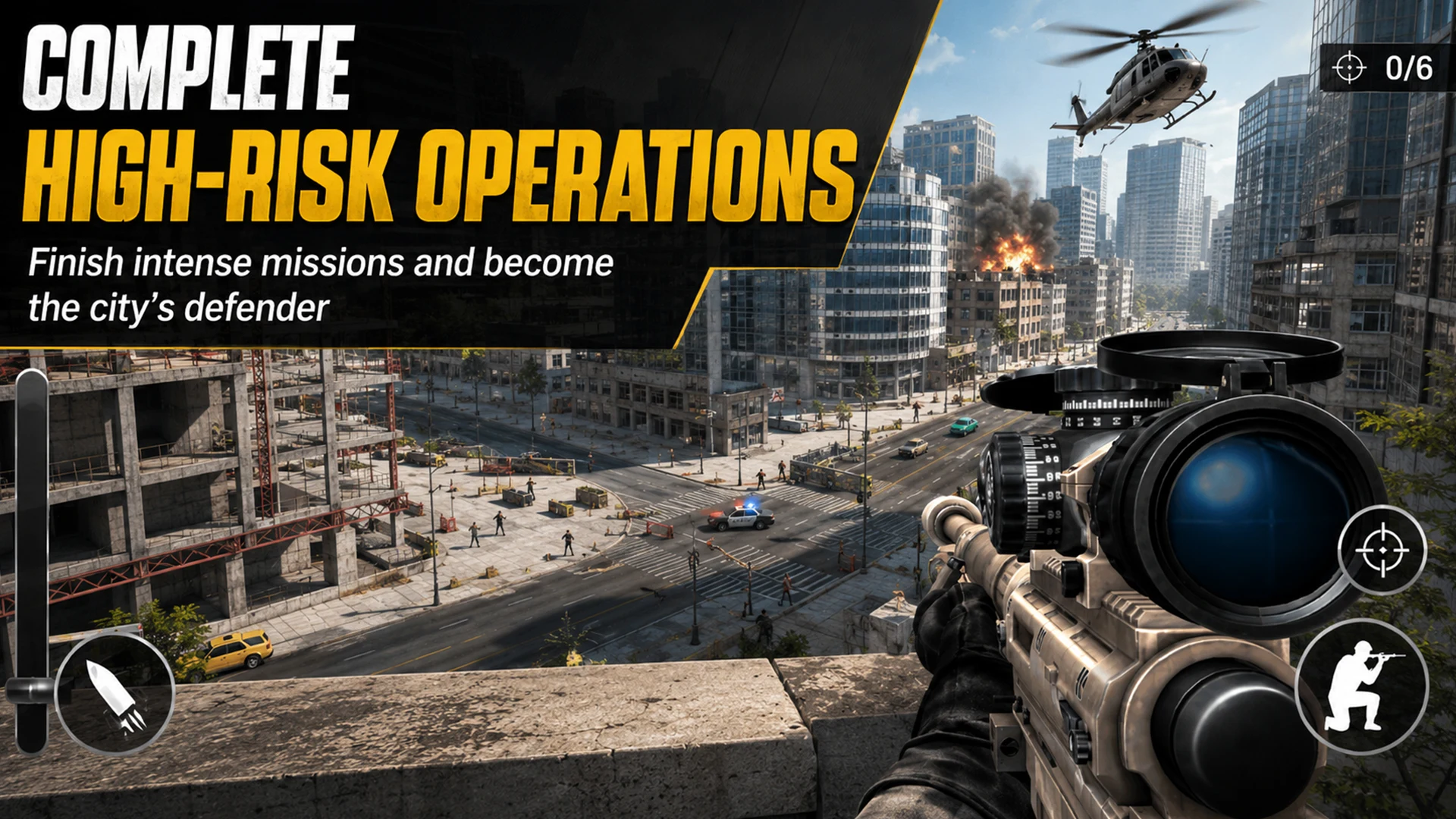 Sniper City Defense FPS Game screenshot