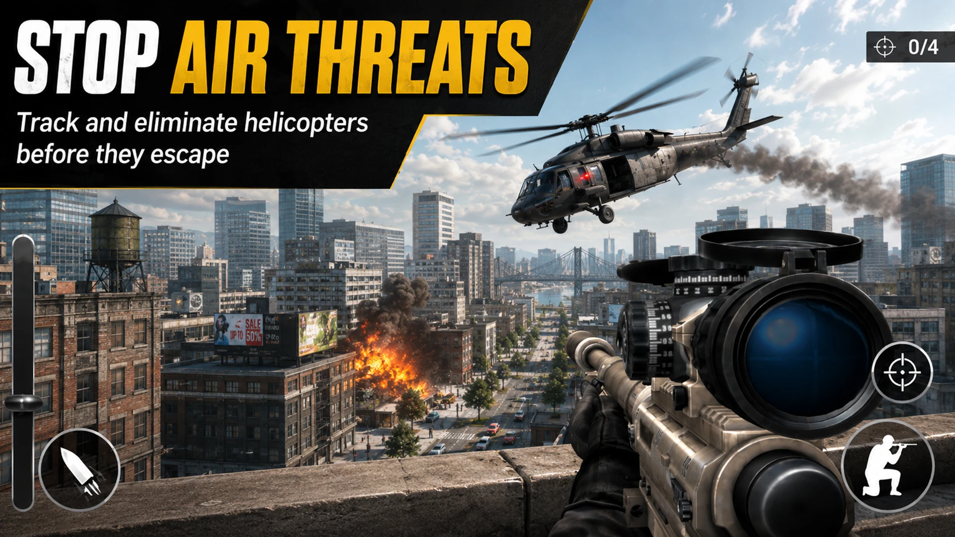 Sniper City Defense FPS Game screenshot